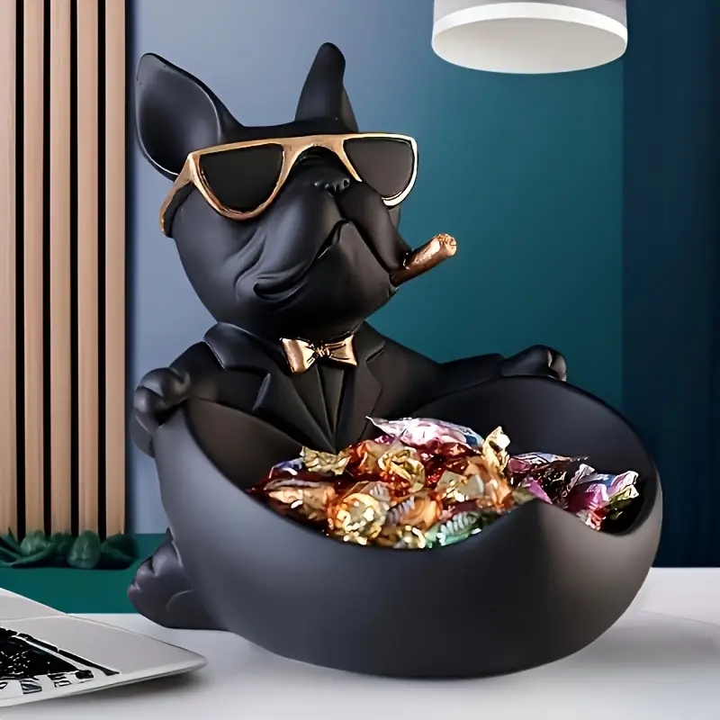 Art Craft Japan - Creative Sunglasses Cool Dog Statue Bulldog