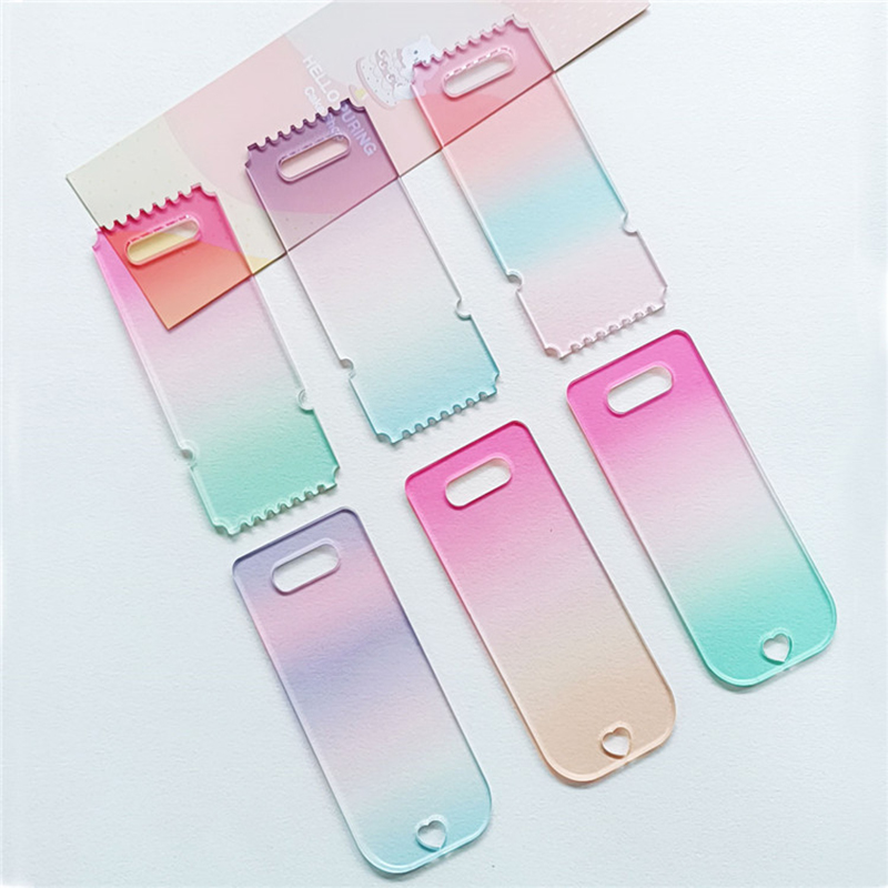 Art Craft Birthday Party - Colorful Gradient Acrylic Ornament Bookmark Blank