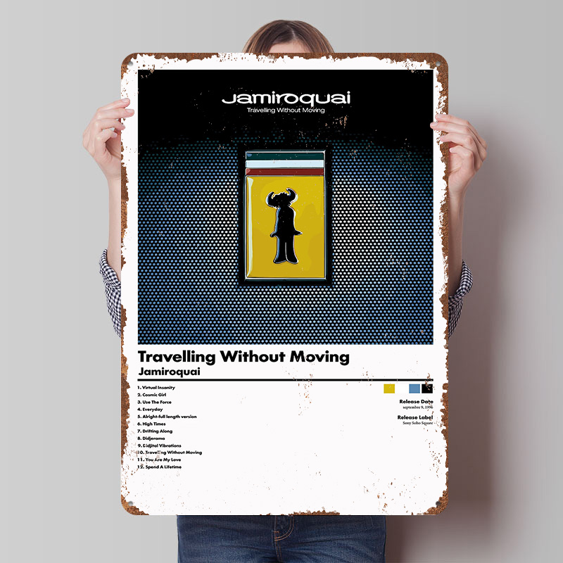 Art Craft Movement - Jamiroquai Travelling Without Moving Album Metal
