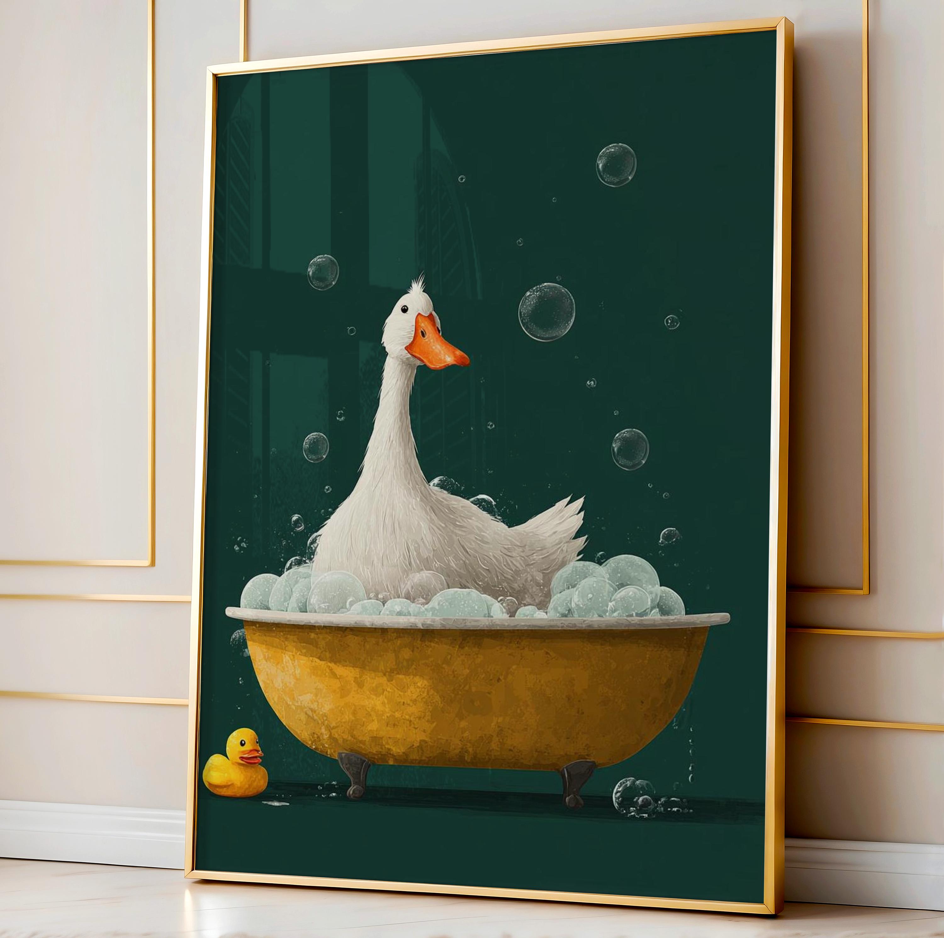 Art Craft Love - (2D canvas painting) Cute Cartoon Goose
