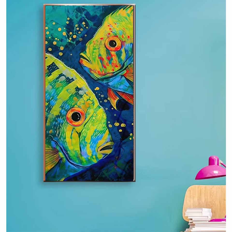 Art Craft Japan - DIY diamond art painting colourful fish