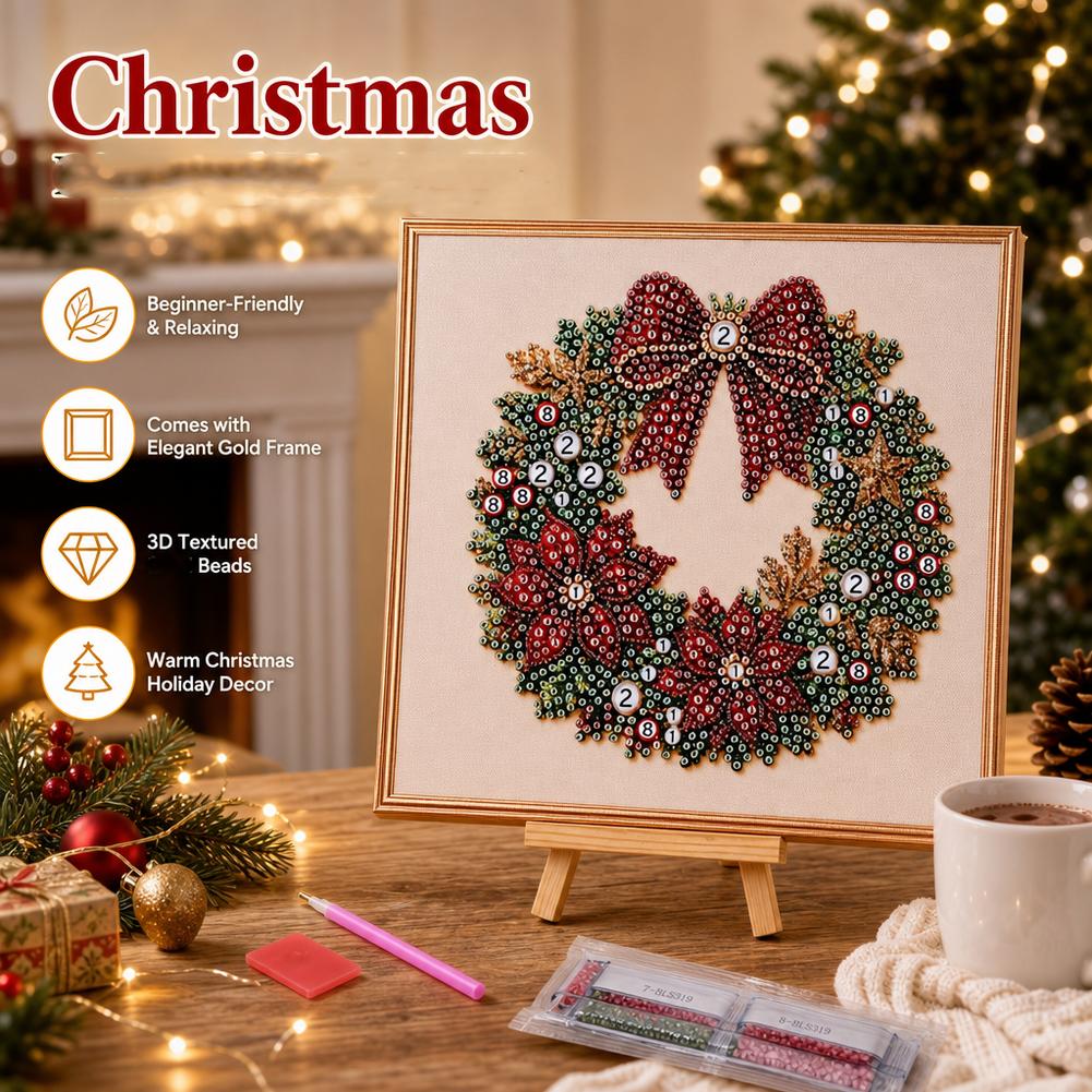 Art Craft Adult - Christmas Pearl Diamond Painting Art Set