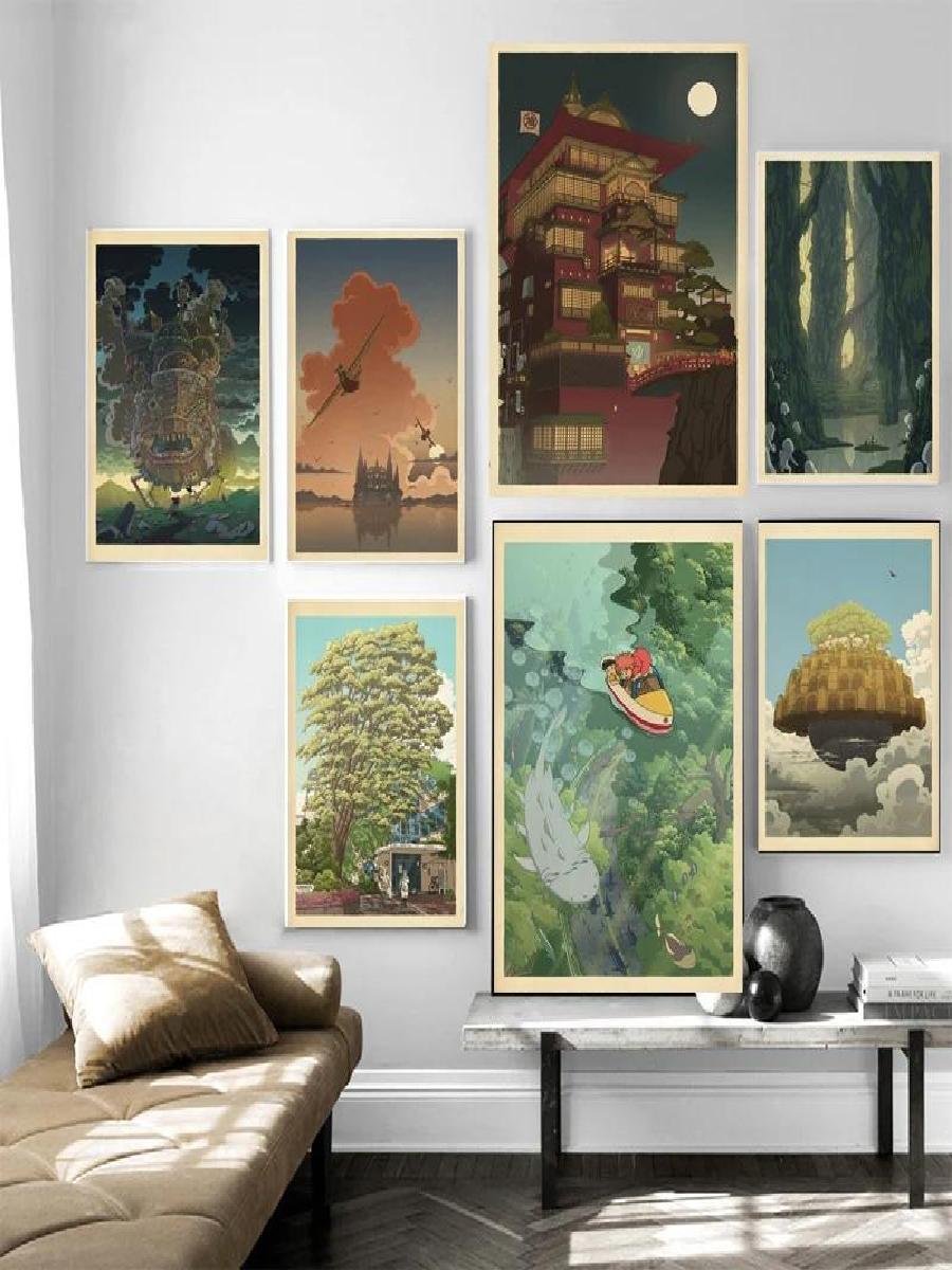 Art Craft Movement - Enchanting Anime Wall Art Canvas Howls