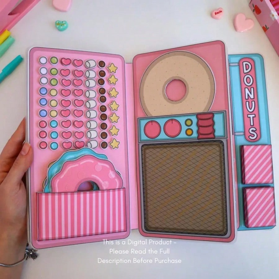 Donut Shop Pretend Play Kit, D - огляд і ціна Art Craft Book