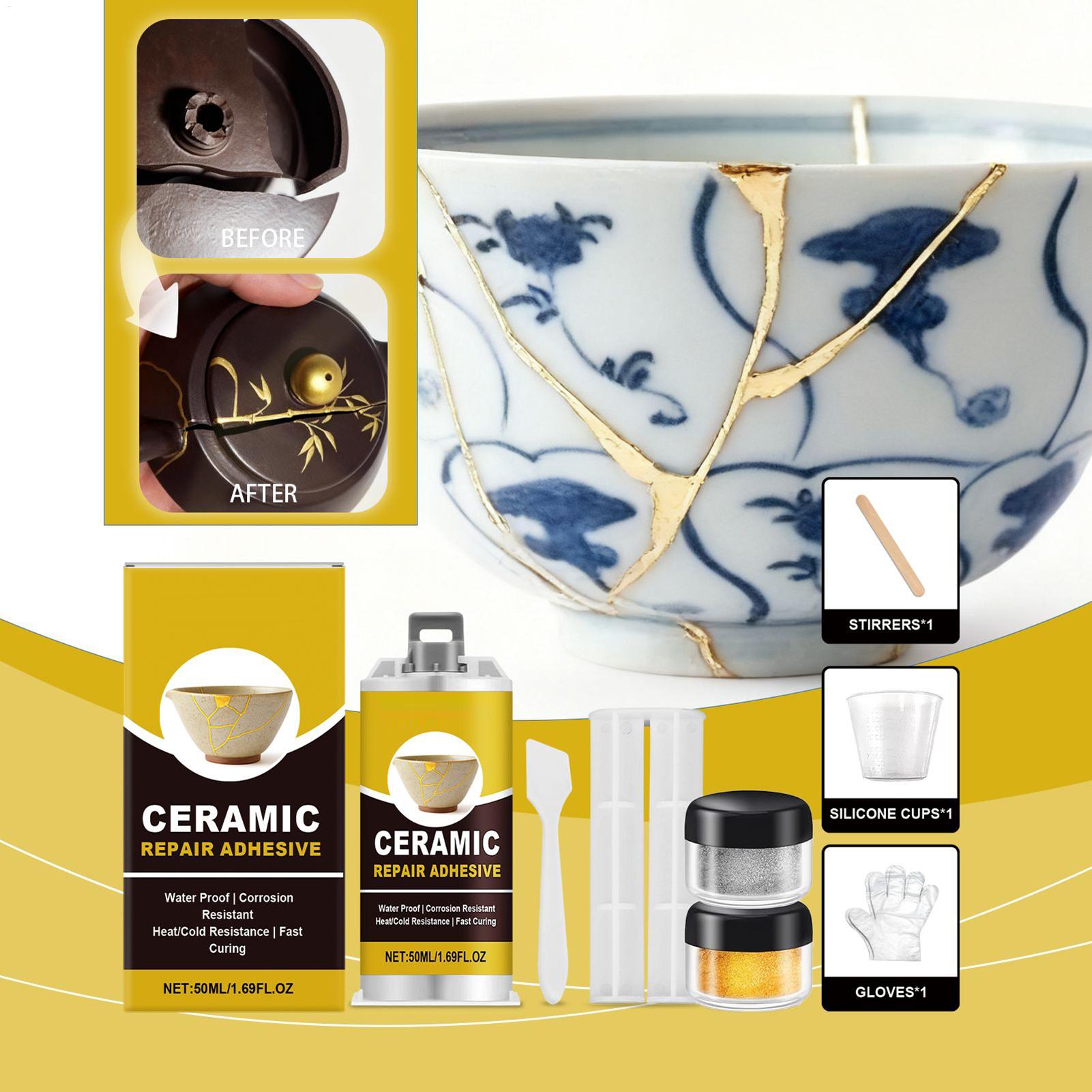 Japanese Pottery Gold Repair K - огляд і ціна Art Craft Workshop