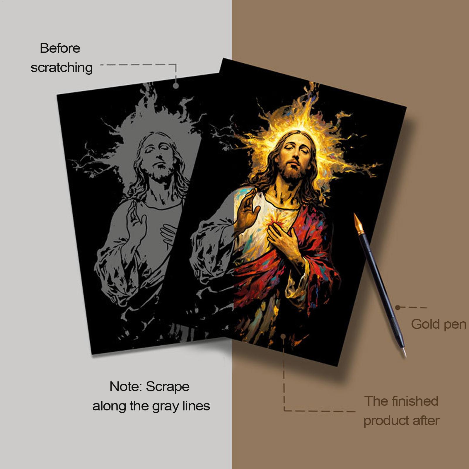 Scratch Book Jesus Scratch Pai - огляд і ціна Art Craft Book
