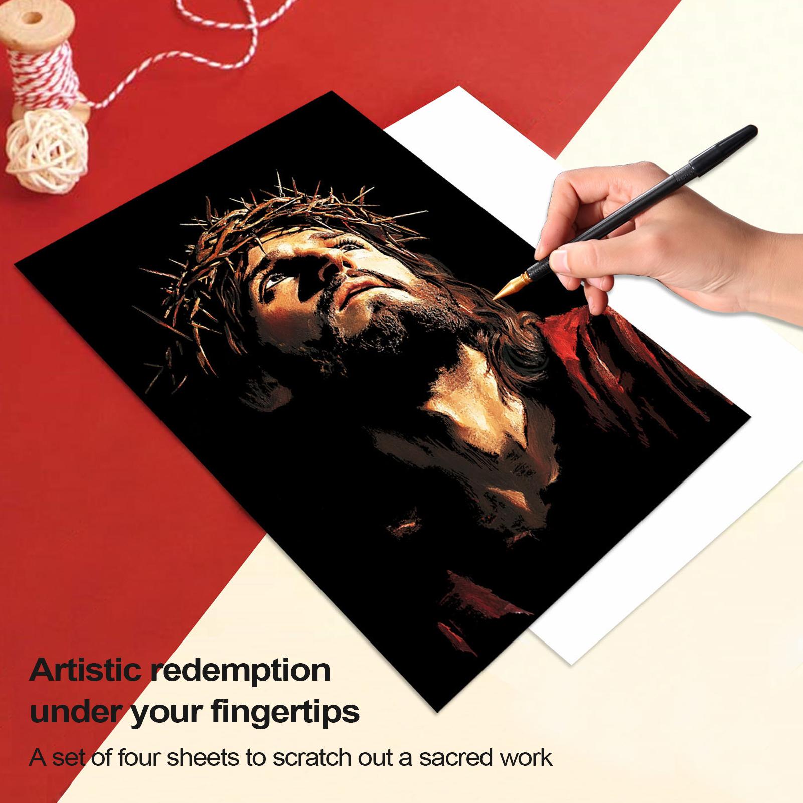 Scratch Book Jesus Scratch Pai - огляд і ціна Art Craft Book