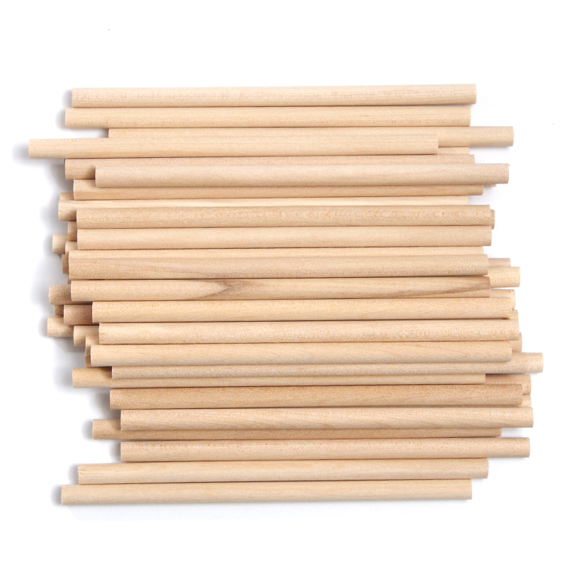 50Pieces Wooden Round Popsicle - огляд і ціна Art Craft With Ice Cream Stick