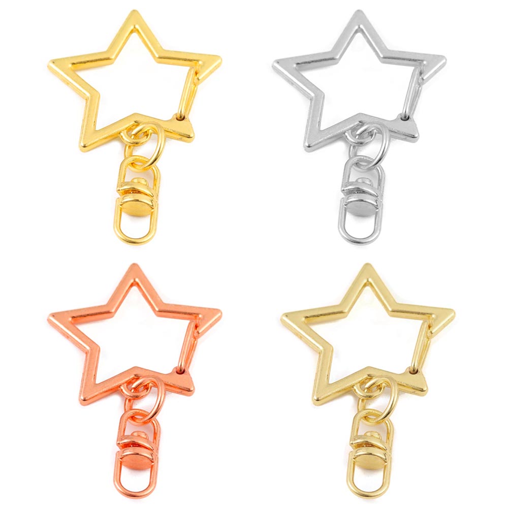 10Pcs Alloy Star Shaped Snap K - огляд і ціна Art Craft Gifts