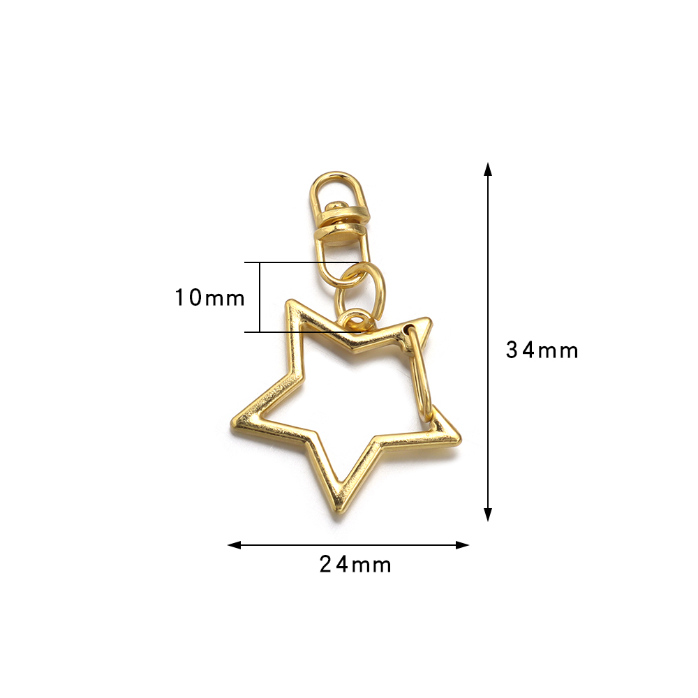 10Pcs Alloy Star Shaped Snap K - огляд і ціна Art Craft Gifts