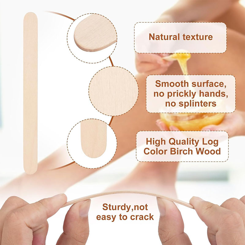 50PCS Popsicle Sticks Natural  - огляд і ціна Art Craft With Ice Cream Stick