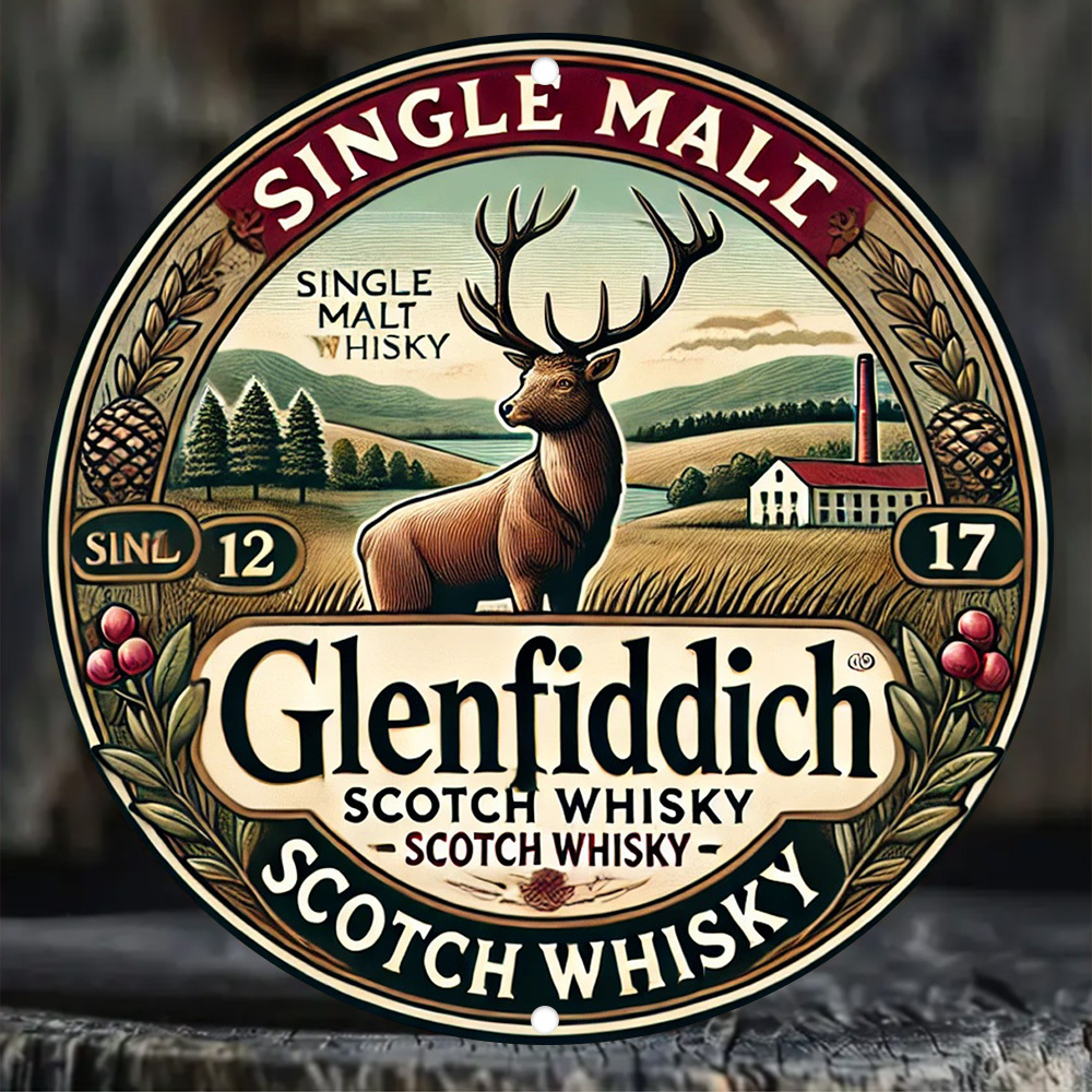 2D flat, Glenfiddich Scotch wh - огляд і ціна Art Craft Movement