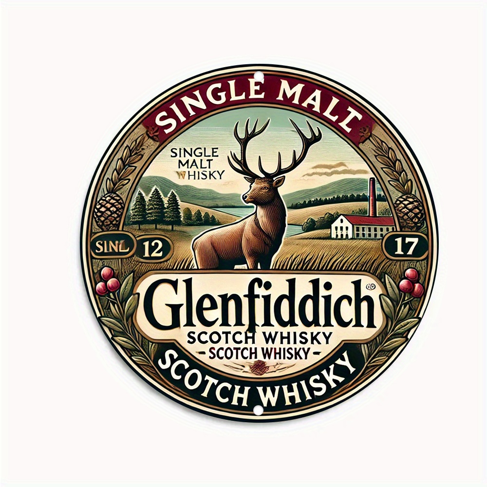 2D flat, Glenfiddich Scotch wh - огляд і ціна Art Craft Movement