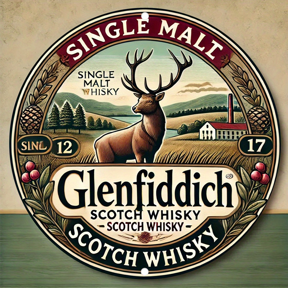 2D flat, Glenfiddich Scotch wh - огляд і ціна Art Craft Movement