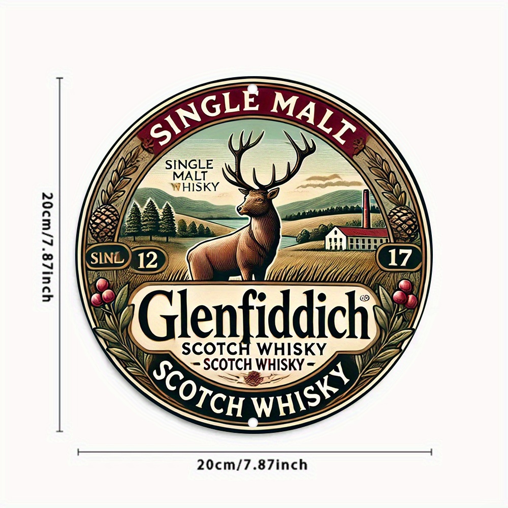 2D flat, Glenfiddich Scotch wh - огляд і ціна Art Craft Movement