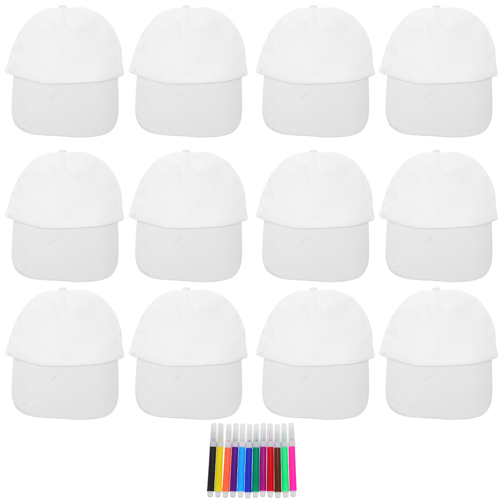 1Set Kids Baseball Cap Plain W - огляд і ціна Art Craft Birthday Party