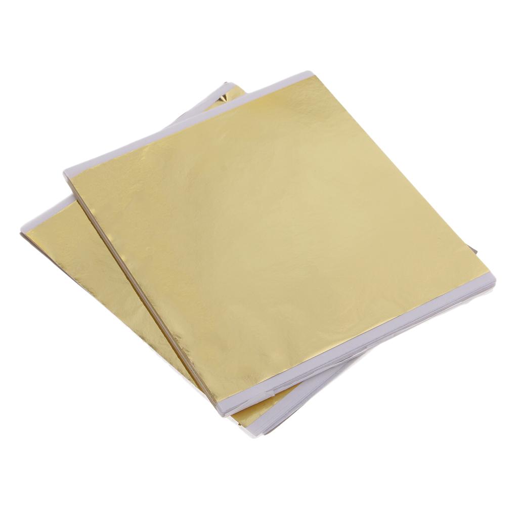 100x 14cm Gold Leaf Sheets Gil - огляд і ціна Art Craft Paper