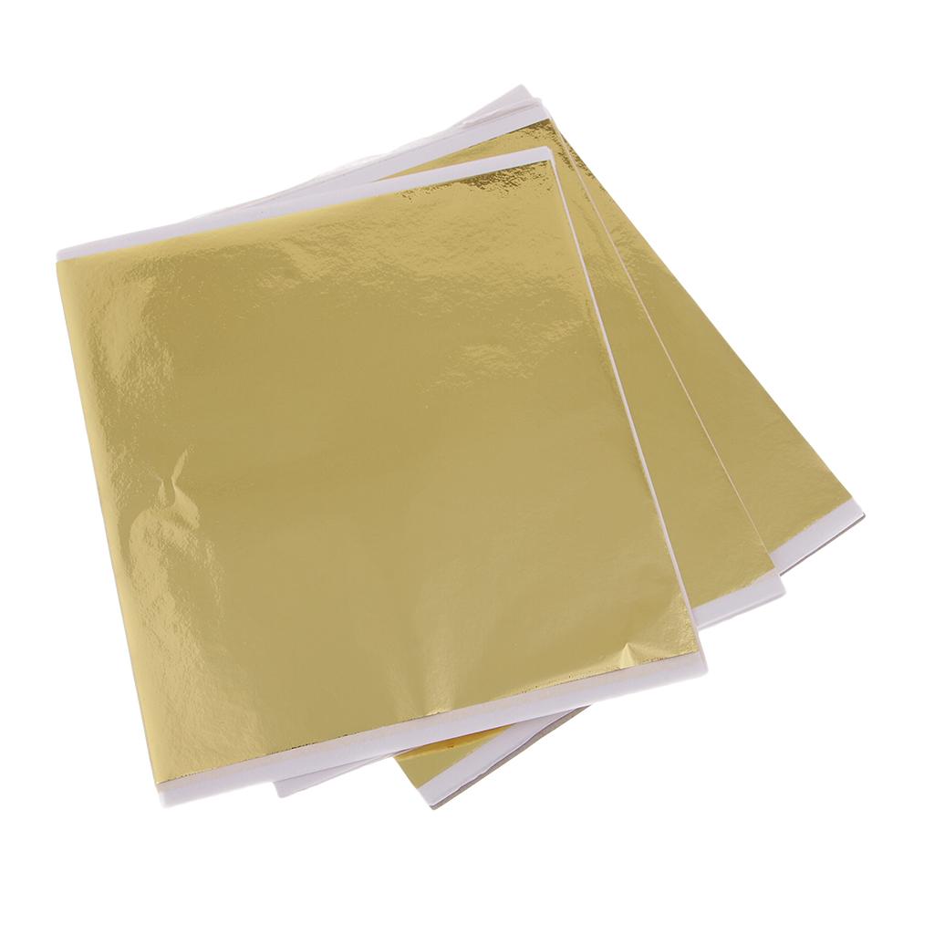 100x 14cm Gold Leaf Sheets Gil - огляд і ціна Art Craft Paper