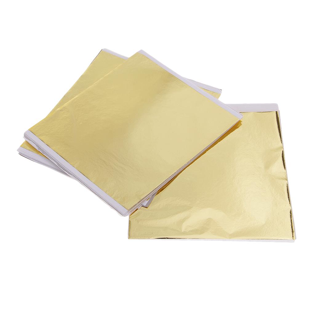 100x 14cm Gold Leaf Sheets Gil - огляд і ціна Art Craft Paper