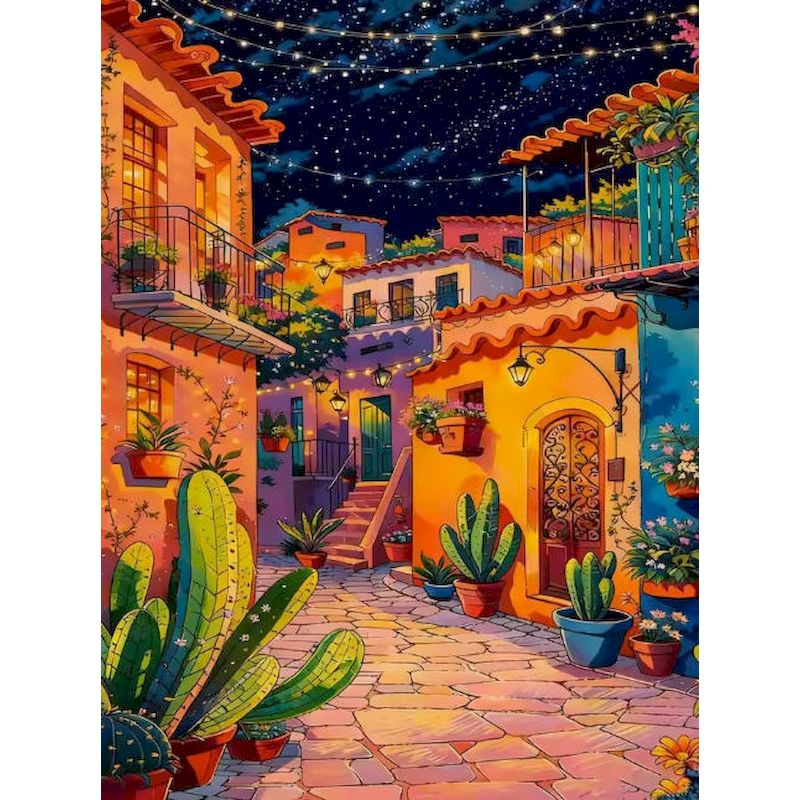 GATYZTORY Night City Paint By  - огляд і ціна Art Craft Night