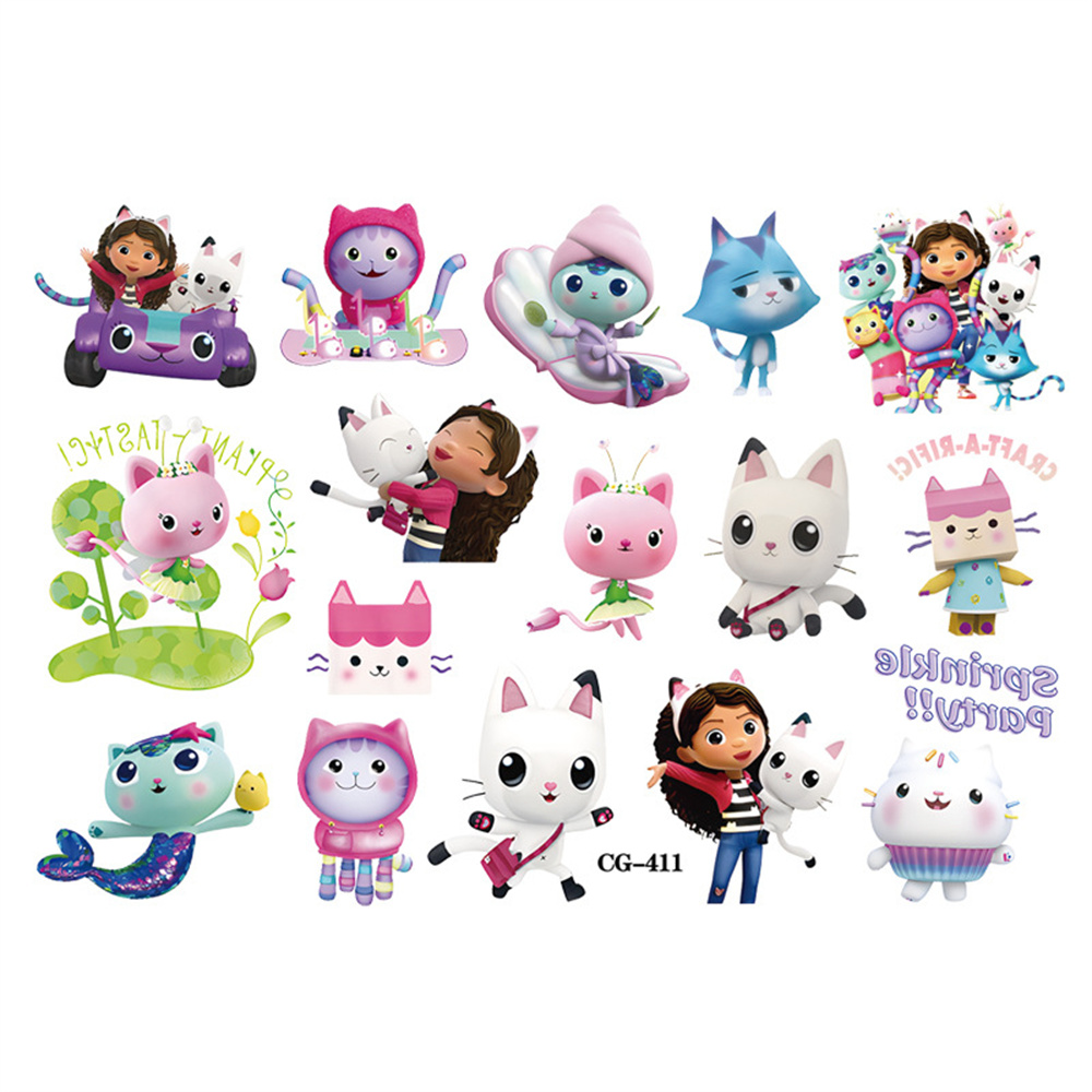 Gabby Dollhouse Child Tattoo S - огляд і ціна Art Craft Movement