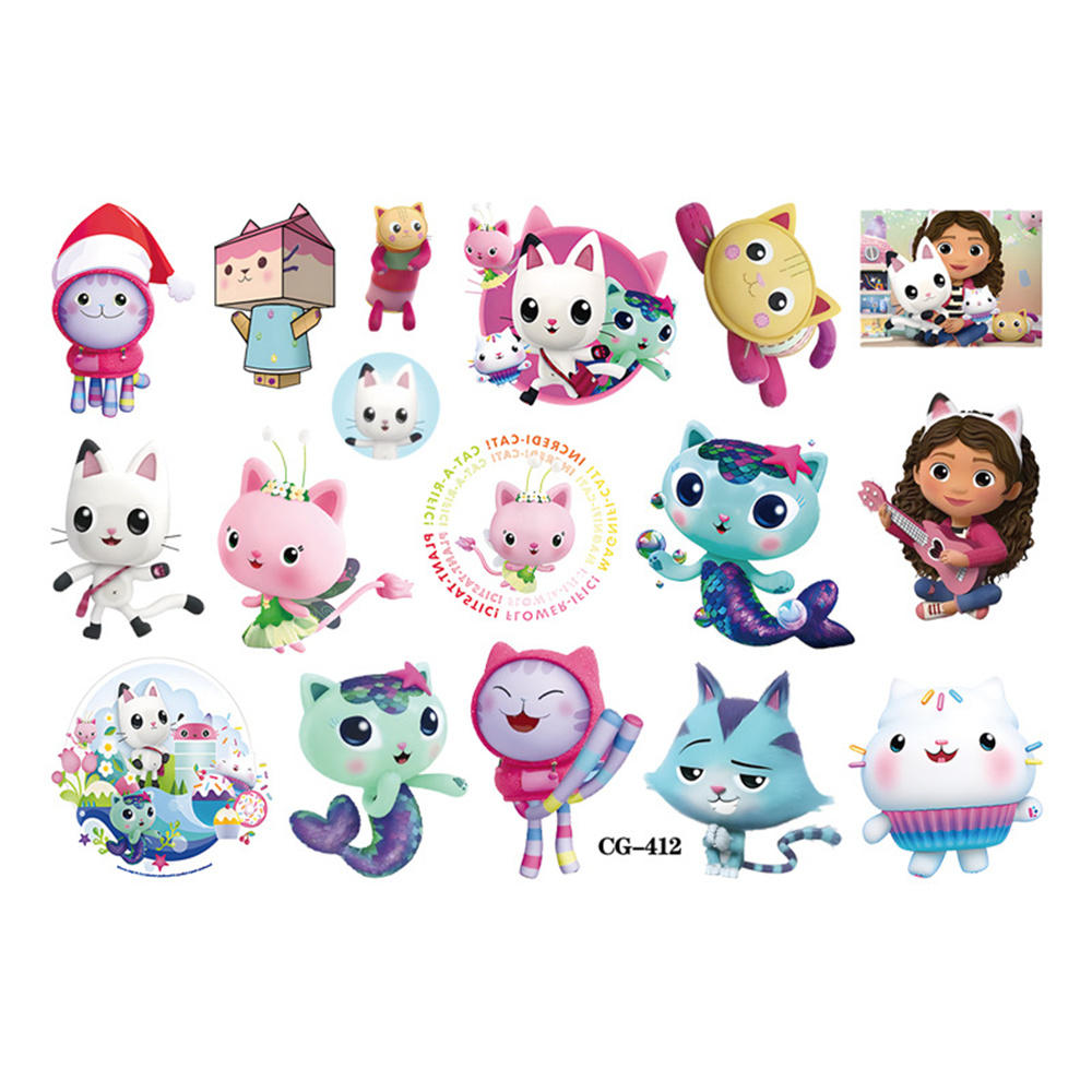 Gabby Dollhouse Child Tattoo S - огляд і ціна Art Craft Movement
