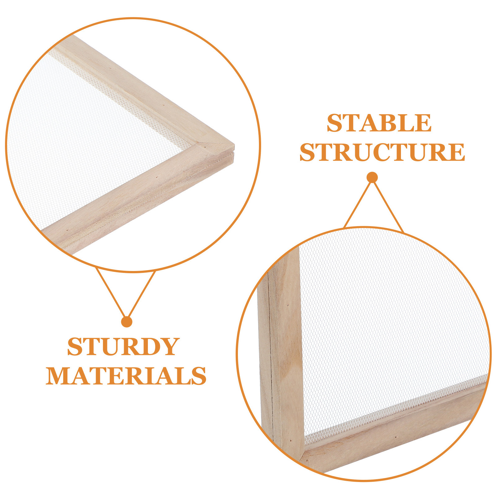 3Pcs Wooden Papermaking Frame  - огляд і ціна Art Craft Paper