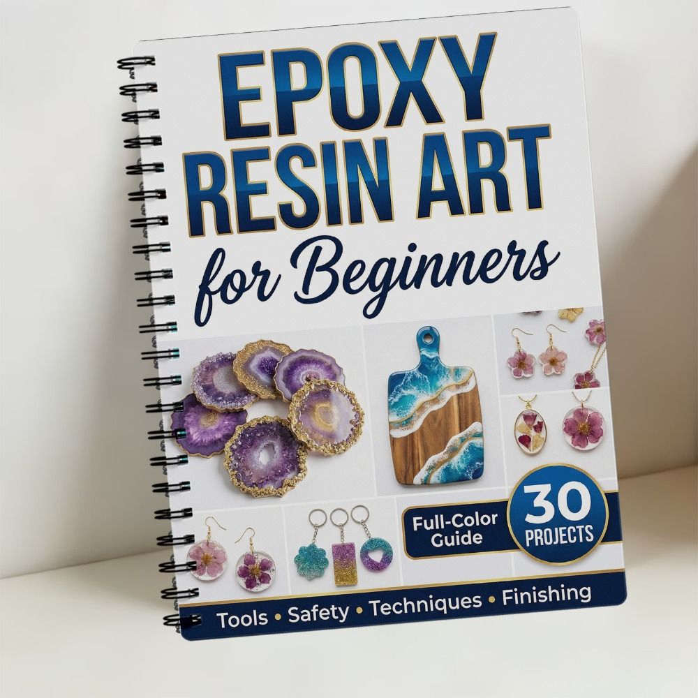 Step-by-Step Epoxy Resin Art H - огляд і ціна Art Craft Book