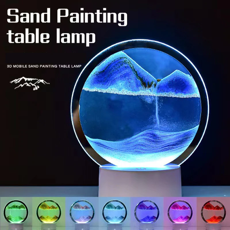 LED 16 Colors 3D Sandscape Lam - огляд і ціна Art Craft Movement