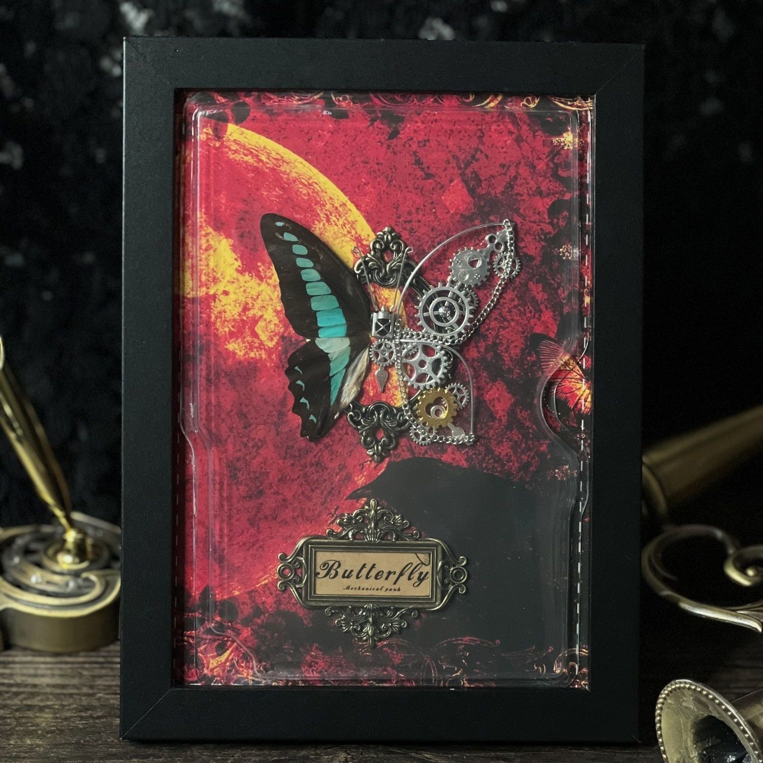 Steampunk Butterfly Frame DIY  - огляд і ціна Art Craft Handmade