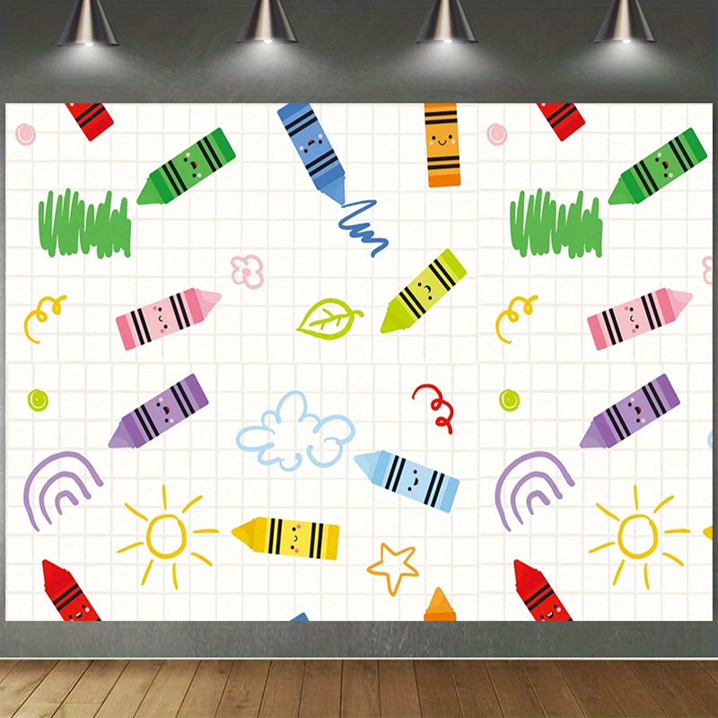 1Crayon Art Background Cloth - - огляд і ціна Art Craft Movement