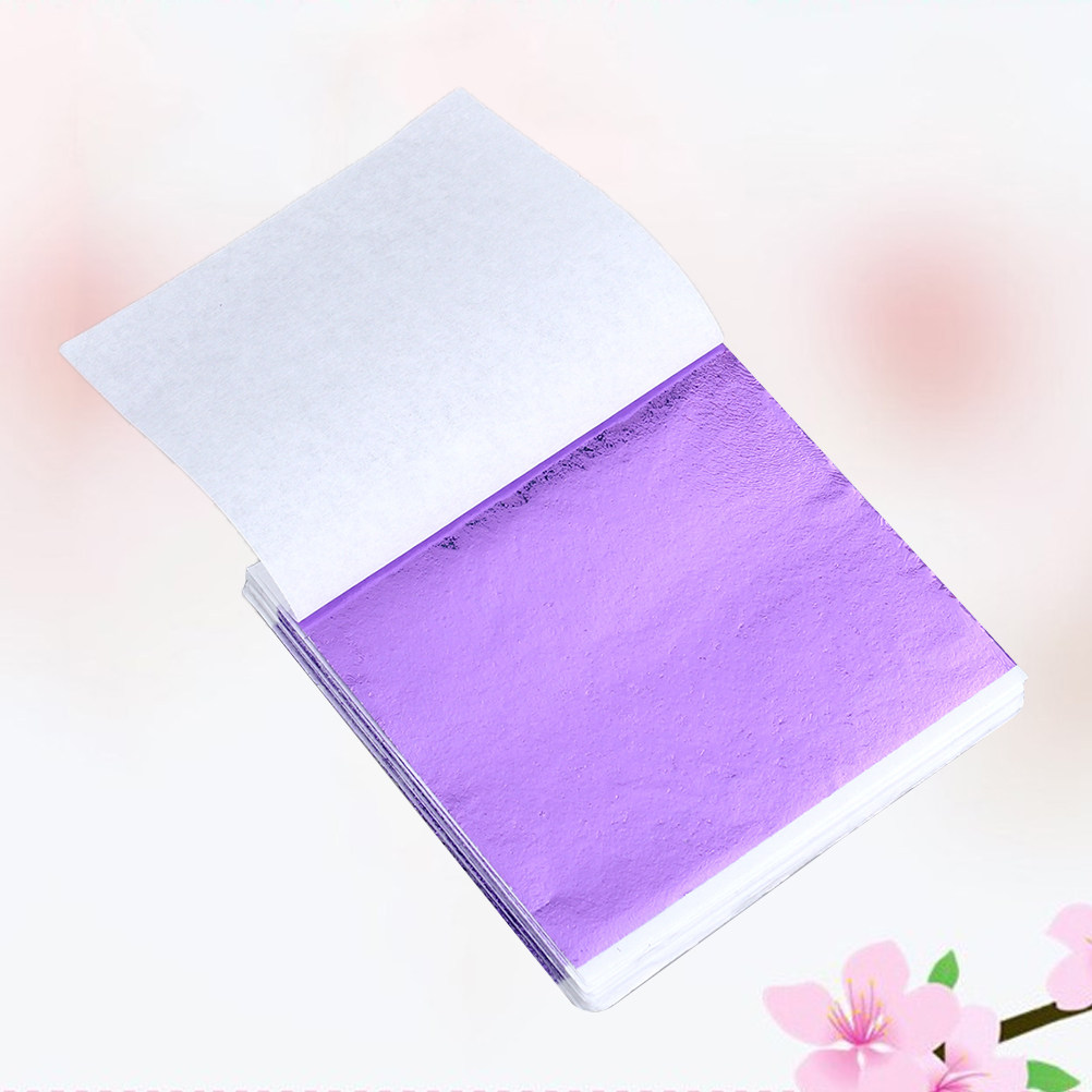 50Pcs 8x8.5cm Gold Leaf Sheets - огляд і ціна Art Craft Paper