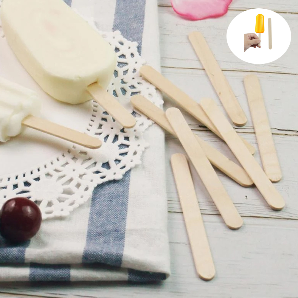 30/100/500Pcs Ice Cream Popsic - огляд і ціна Art Craft With Ice Cream Stick