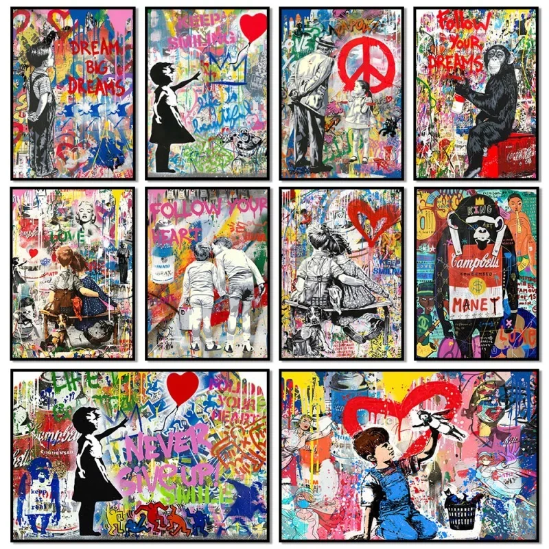 Pop Street Graffiti Wall Art B - огляд і ціна Art Craft Love