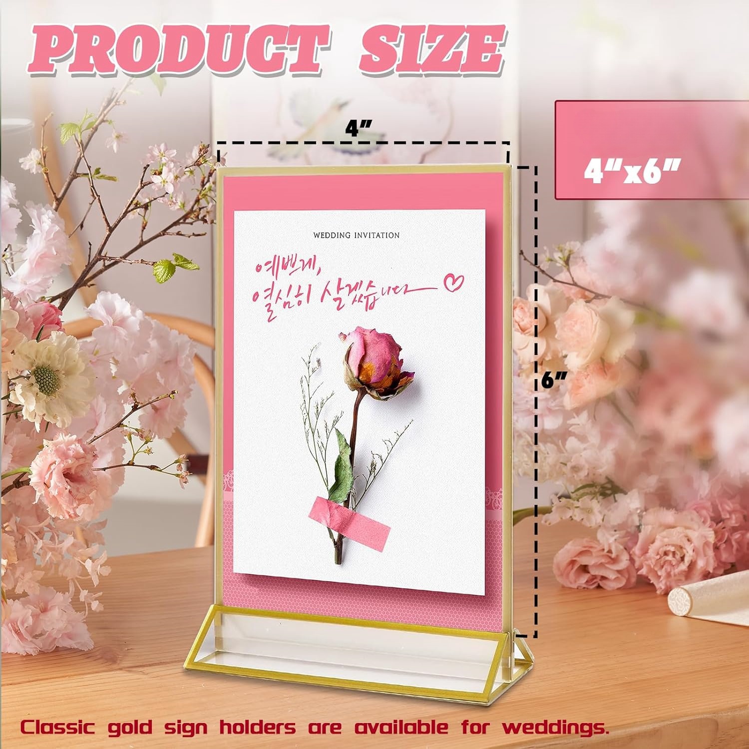 4x6inch Acrylic Sign Holder Wi - огляд і ціна Art Craft Movement