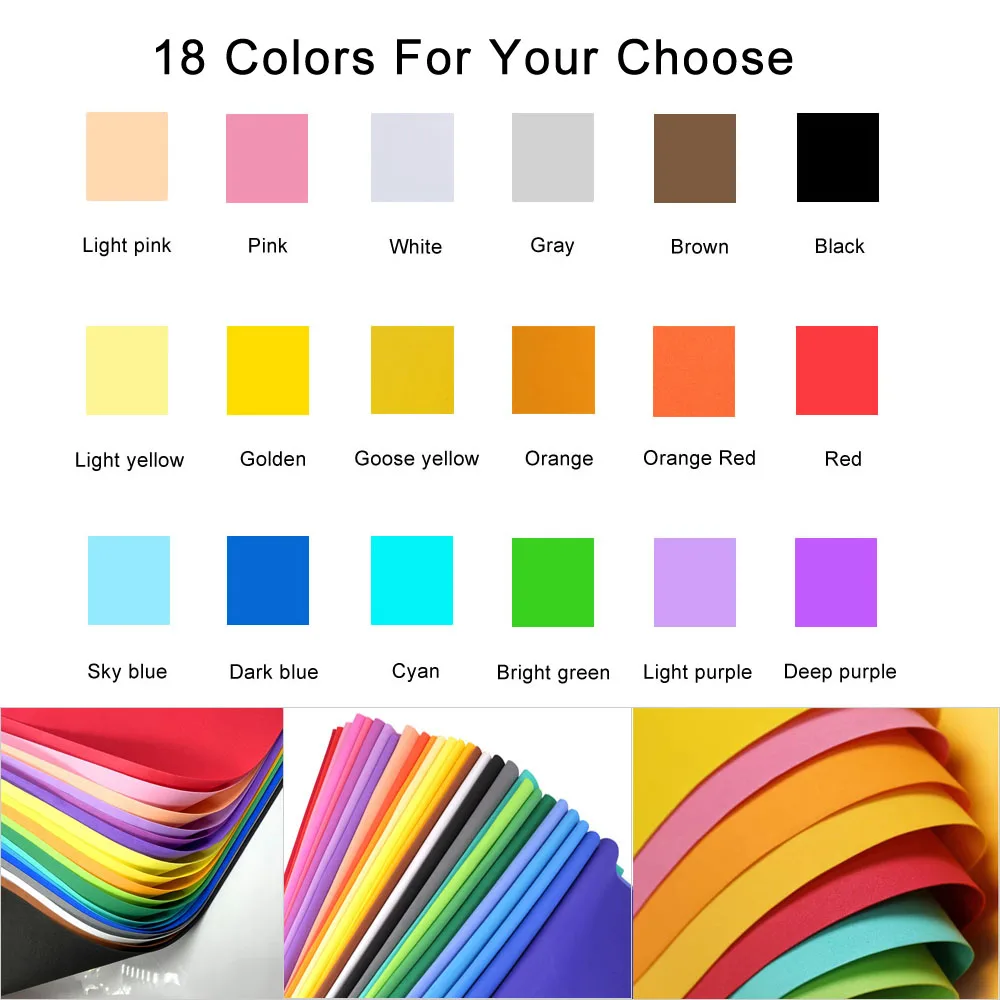 1/18Pcs Colorful EVA Foam Shee - огляд і ціна Art Craft Birthday Party