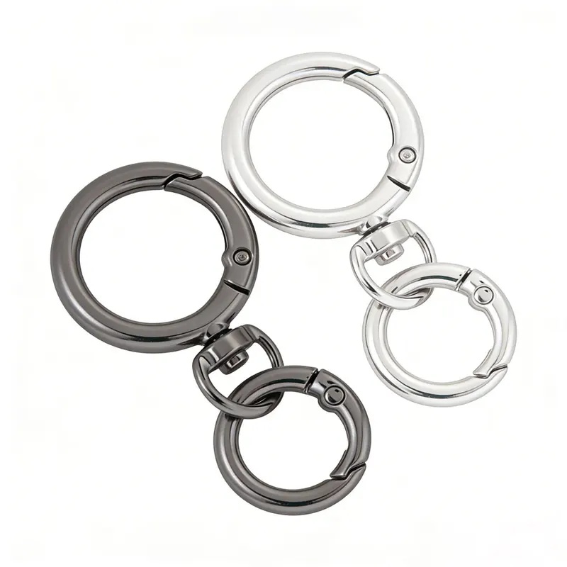 2Sets Round Spring Snap Carabi - огляд і ціна Art Craft Gifts