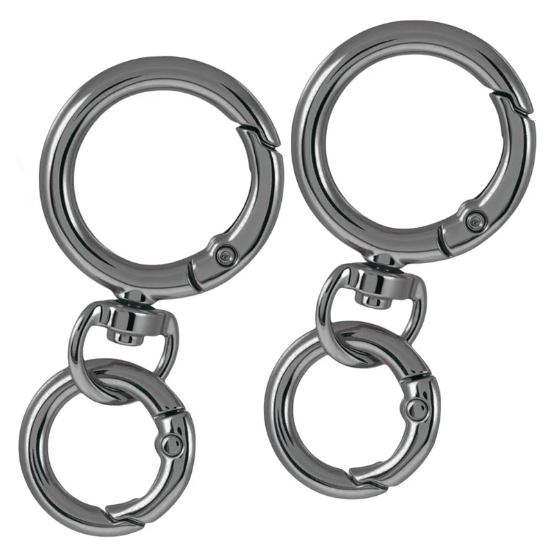 2Sets Round Spring Snap Carabi - огляд і ціна Art Craft Gifts