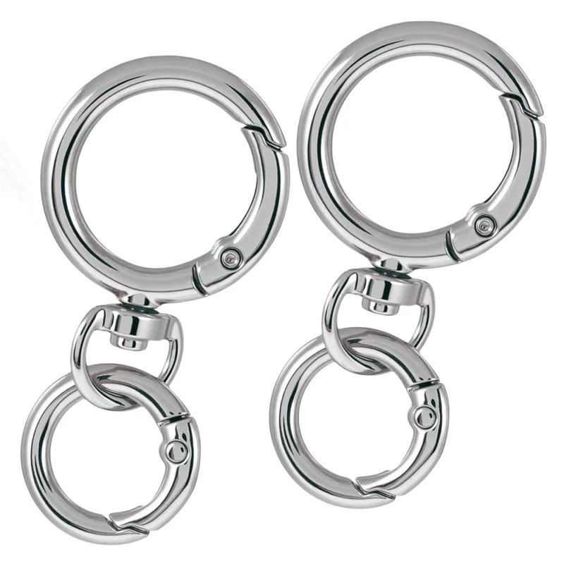 2Sets Round Spring Snap Carabi - огляд і ціна Art Craft Gifts