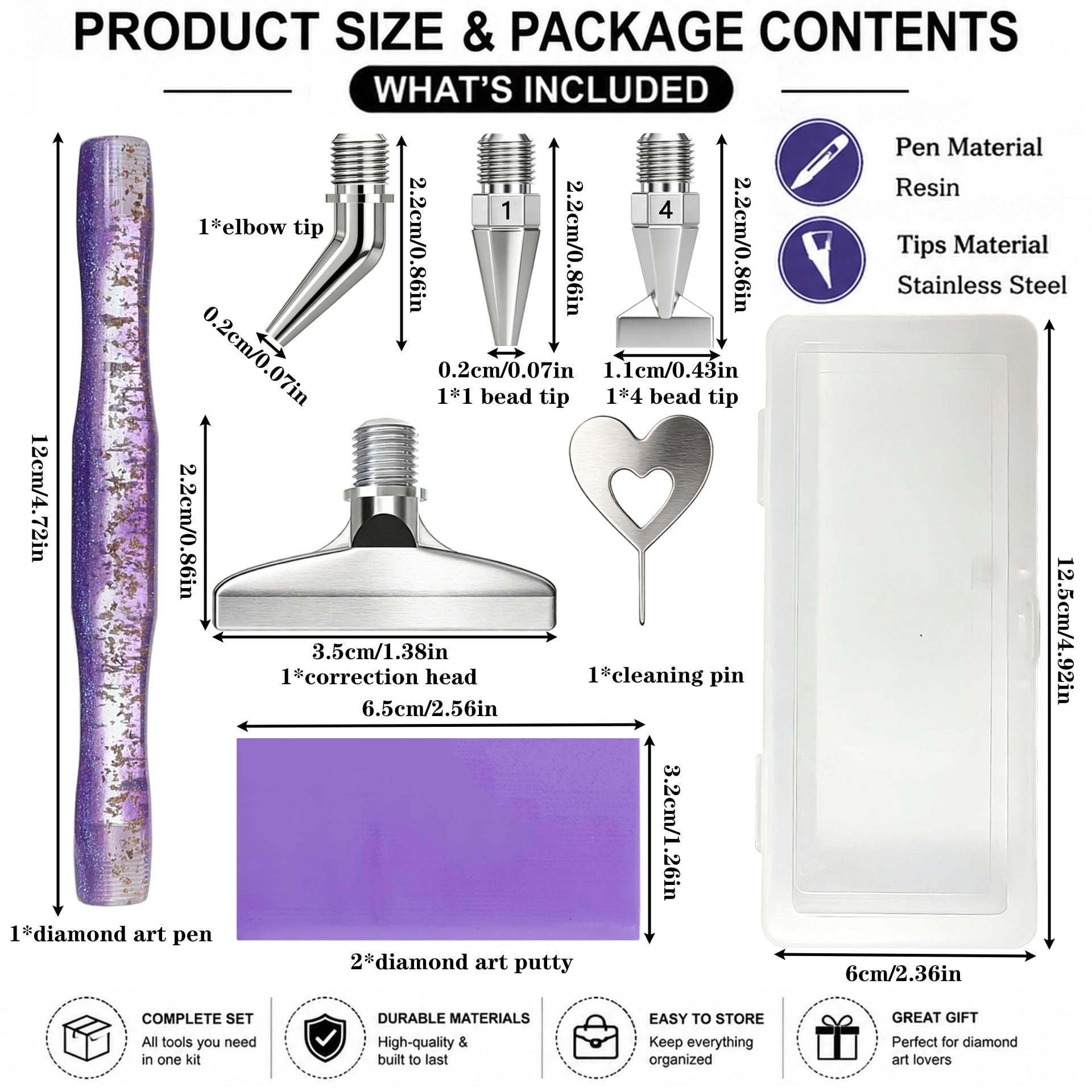 Diamond painting art pen, with - огляд і ціна Art Craft Adult