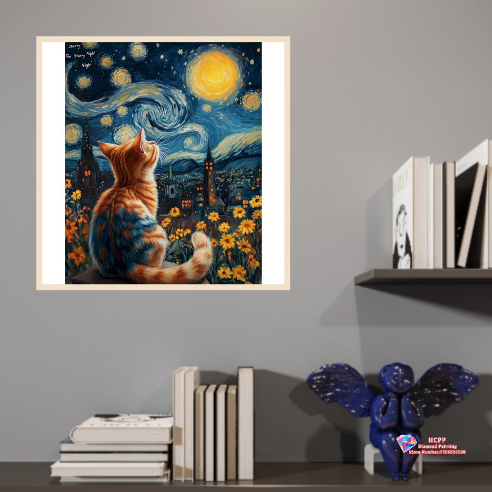 Cat Animal Diamond Painting Ki - огляд і ціна Art Craft Night