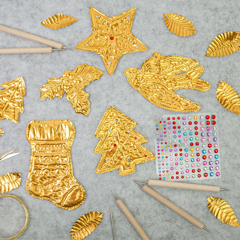 DIY Gold Foil Art Relief Chris - огляд і ціна Art Craft Paper