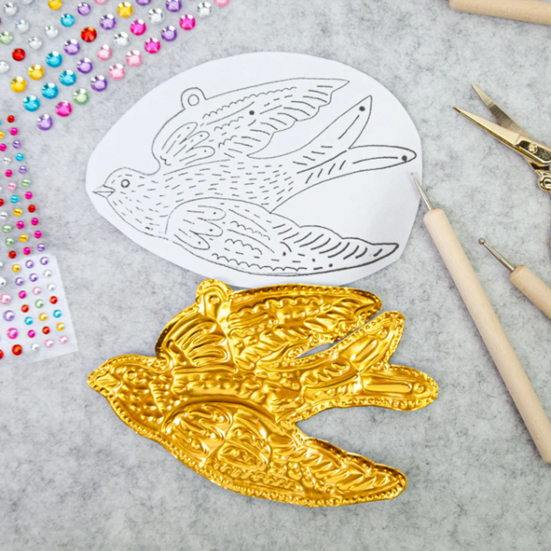 DIY Gold Foil Art Relief Chris - огляд і ціна Art Craft Paper