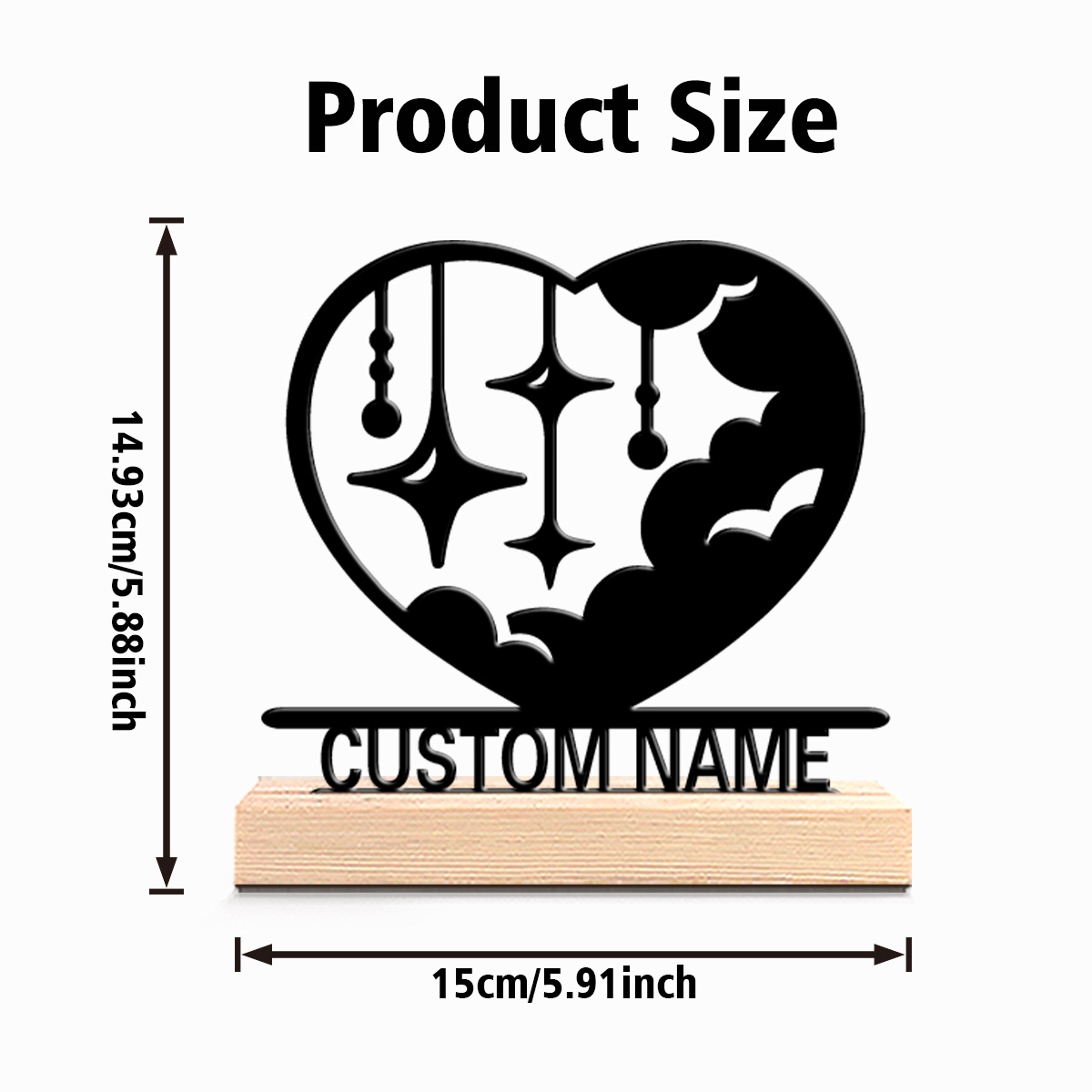 1pc Fashion love cloud Customi - огляд і ціна Art Craft Gifts