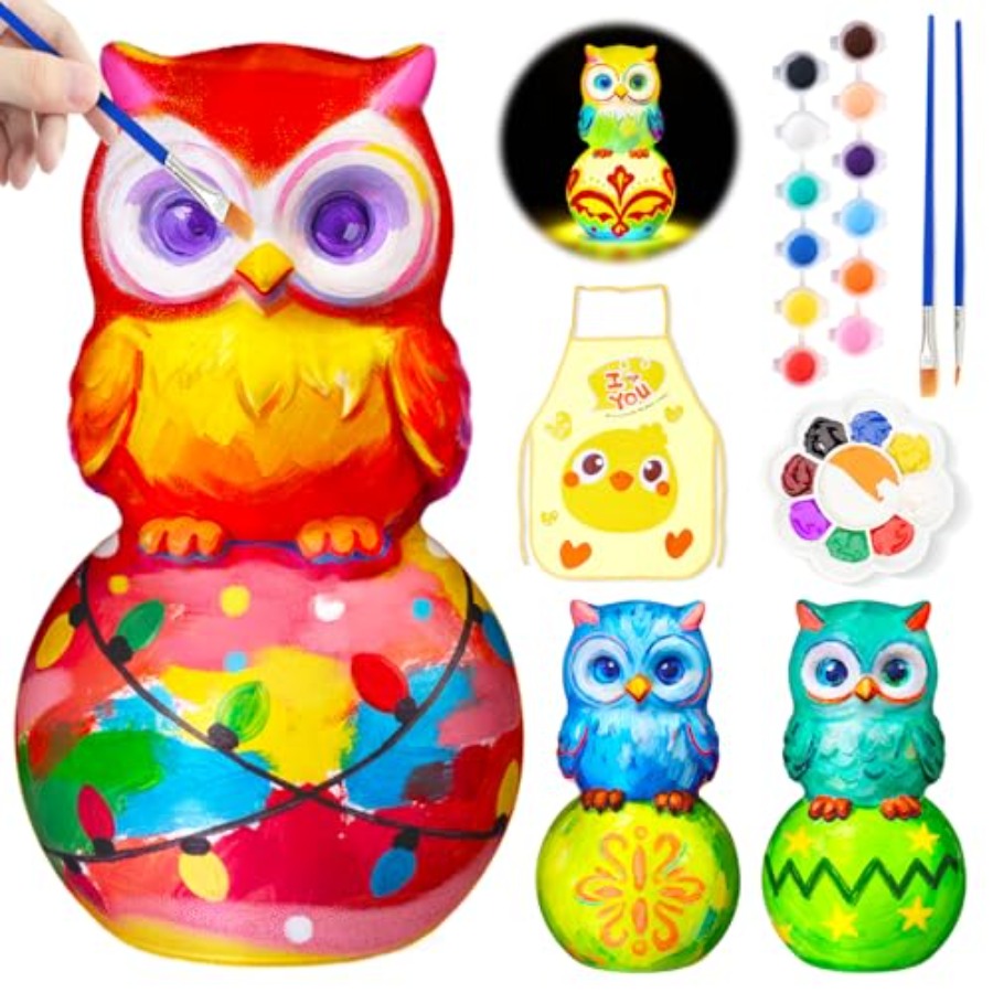 Paint Your Own Lamp Kit, Arts  - огляд і ціна Art Craft Night