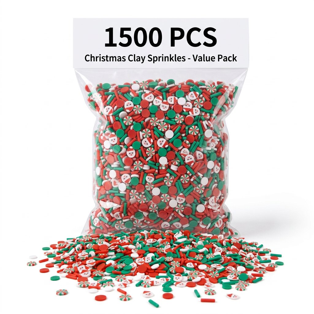 1500pcs Christmas Clay Sprinkl - огляд і ціна Art Craft Birthday Party