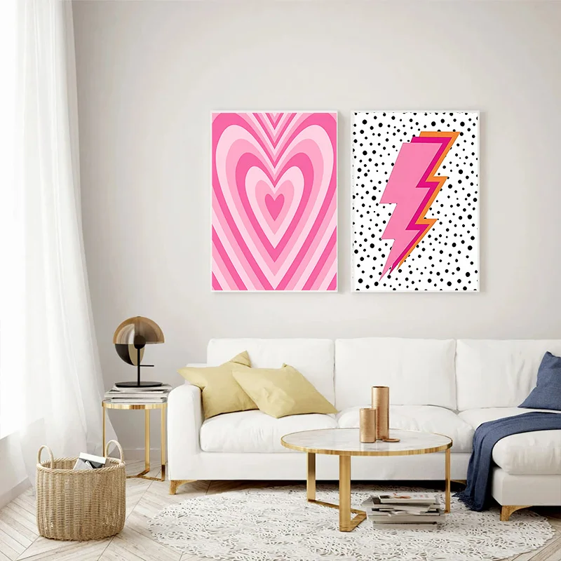 Abstract Pink Lightning Gradie - огляд і ціна Art Craft Love