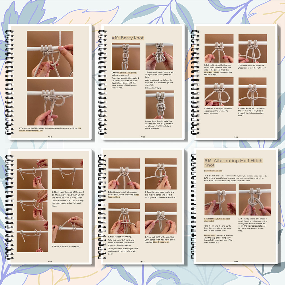 1 Book Spiral Bound Knotting N - огляд і ціна Art Craft Course