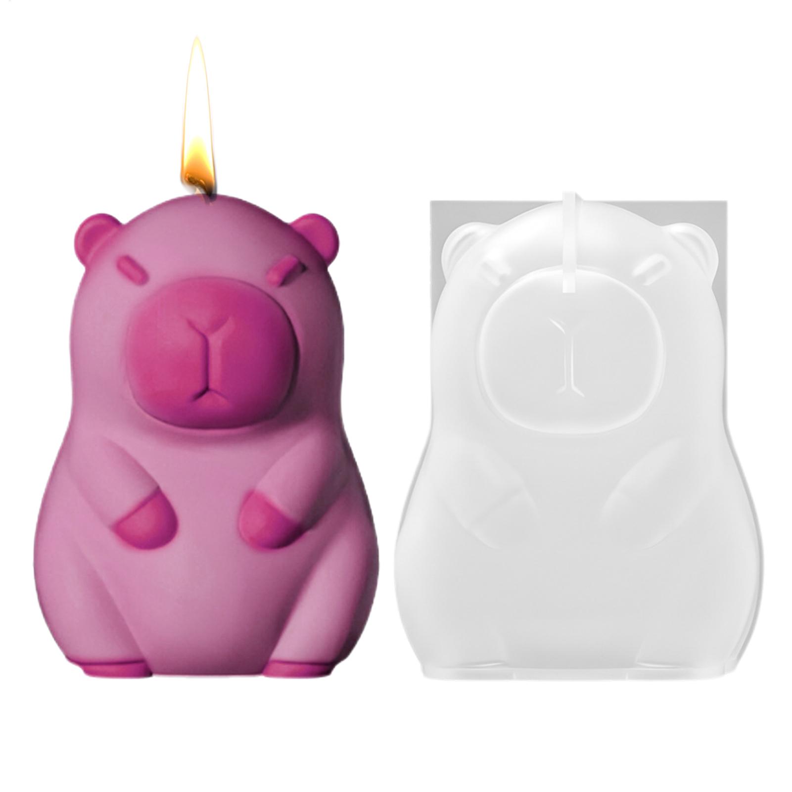 Cute Silicone Molds 3D Capybar - огляд і ціна Art Craft With Ice Cream Stick