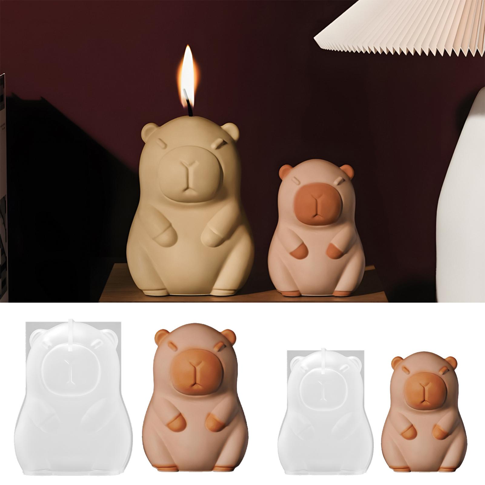 Cute Silicone Molds 3D Capybar - огляд і ціна Art Craft With Ice Cream Stick